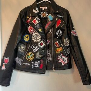 Dressed in LALA Black Patchwork Jacket